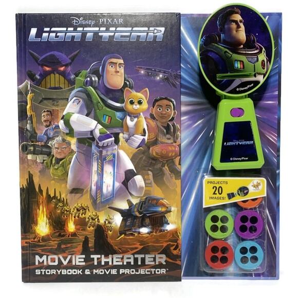 Disney Pixar Lightyear Movie Theater Storybook & Movie Projector - Picture 1 of 7